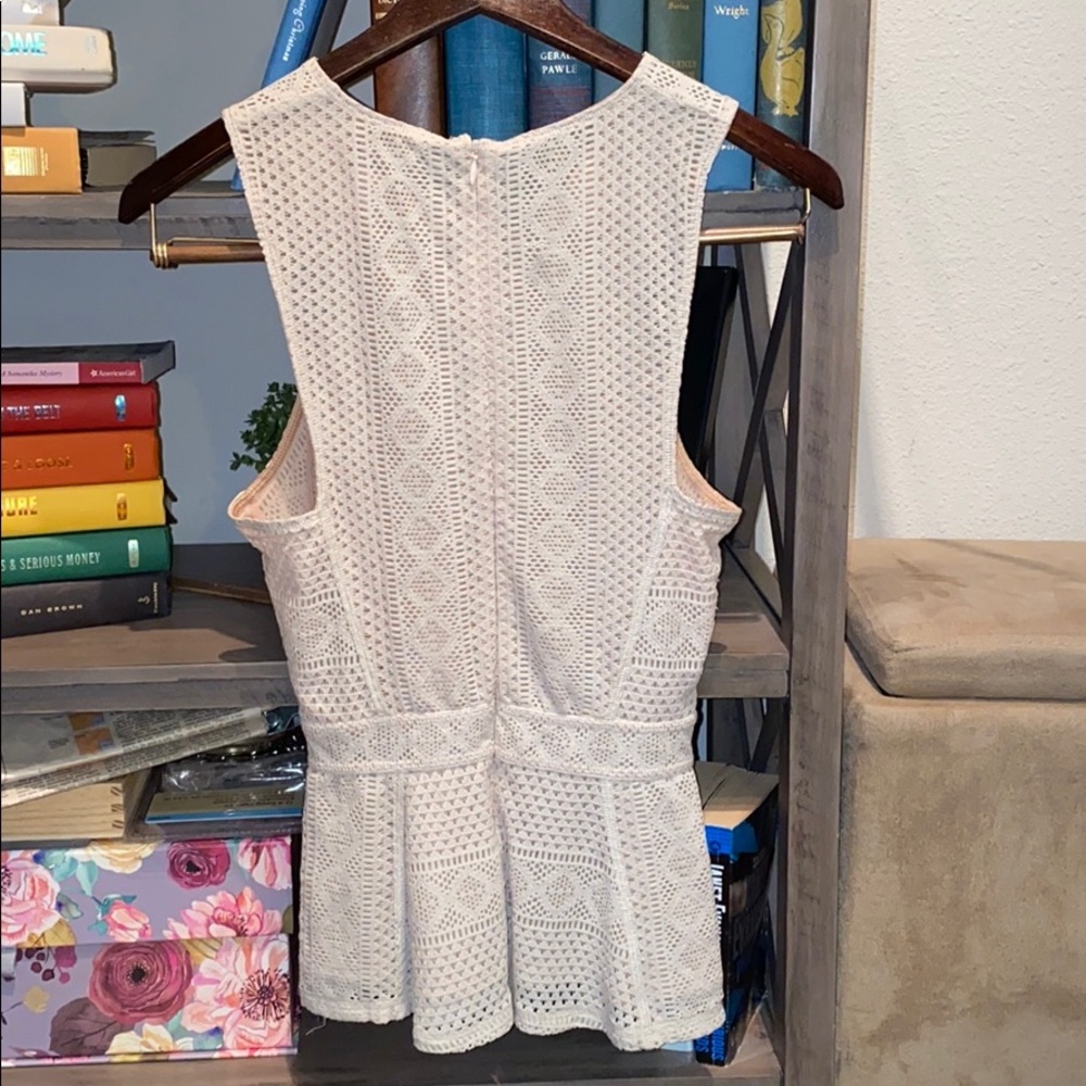 BCBG MAXAZRIA sleeveless dress top lace XS shirt​ - Picture 4 of 5